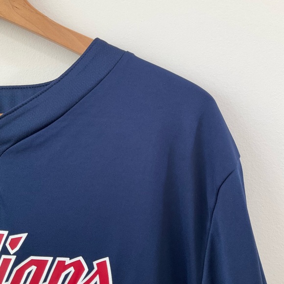 Nike Authentic Cleveland Guardians Baseball Navy Jersey Men’s Size Large - Picture 4 of 10